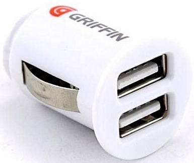 Griffin Автомобильное зарядное устройство 2USB + кабель MicroUSB, 2.1A