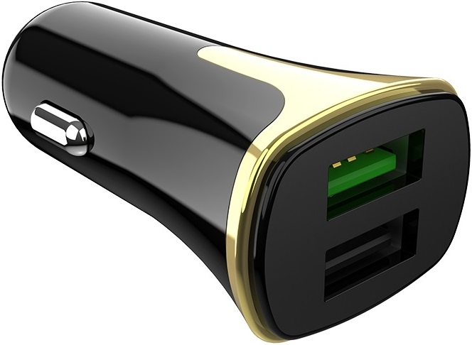 Hoco Автомобильное зарядное устройство Z31 Universe 2USB QC3.0, 3.4A