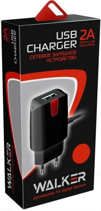 Walker Сетевое зарядное устройство WH-22 MicroUSB, 2A