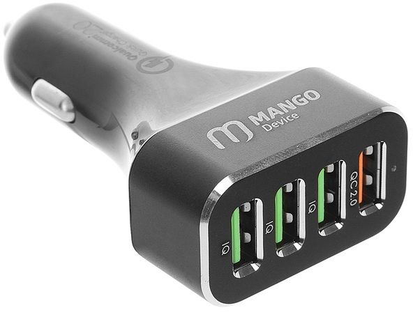 Mango Автомобильное зарядное устройство Quick Charge 2.0 4USB, 1A-2.4A