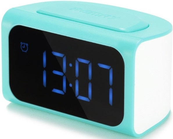 

Часы с зарядным устройством RMC-05 4USB, 2.1A (blue)