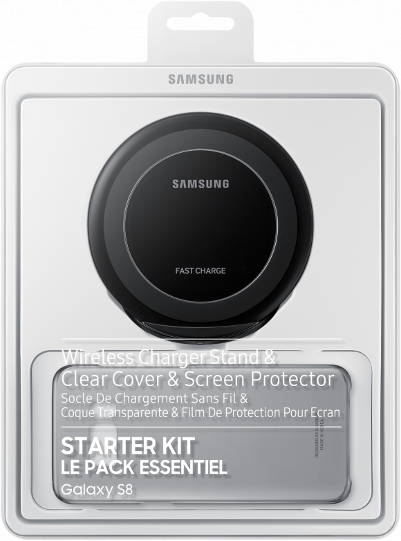 Samsung Чехол-накладка Clear Cover для Samsung Galaxy S20 SM-G980F + Беспроводное зарядное устройство EP-NG930