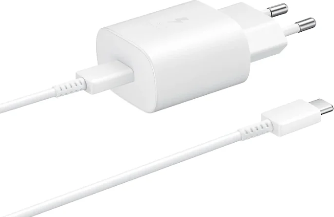Samsung Сетевое зарядное устройство EP-TA800 + кабель USB Type-C, 25W