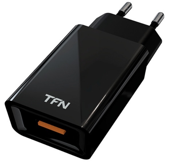 TFN Сетевое зарядное устройство QC3.0 USB, 18W