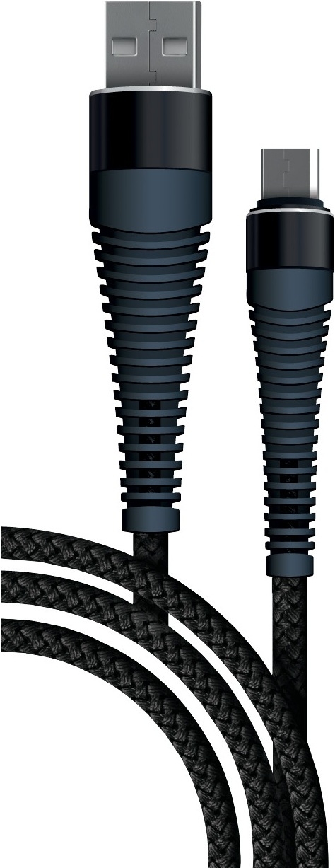 BoraSCO Кабель Fishbone USB 2.0 - microUSB, 3А