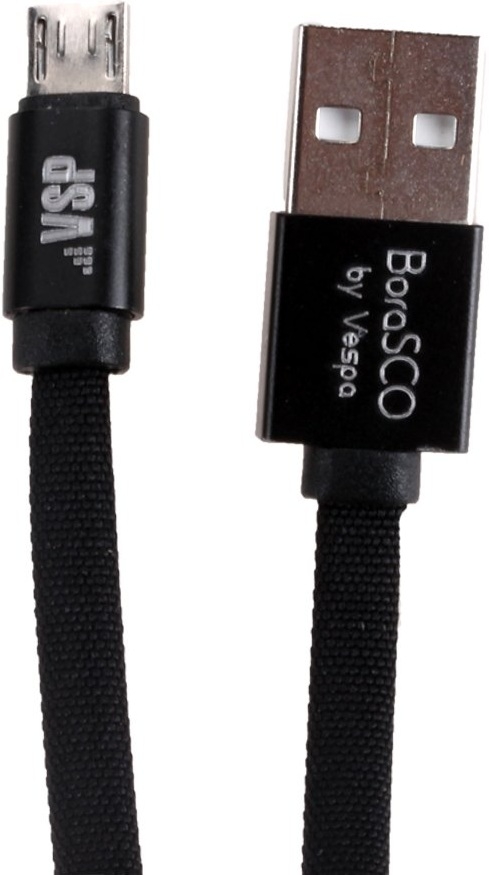 BoraSCO Кабель в оплетке USB-microUSB, 3A 