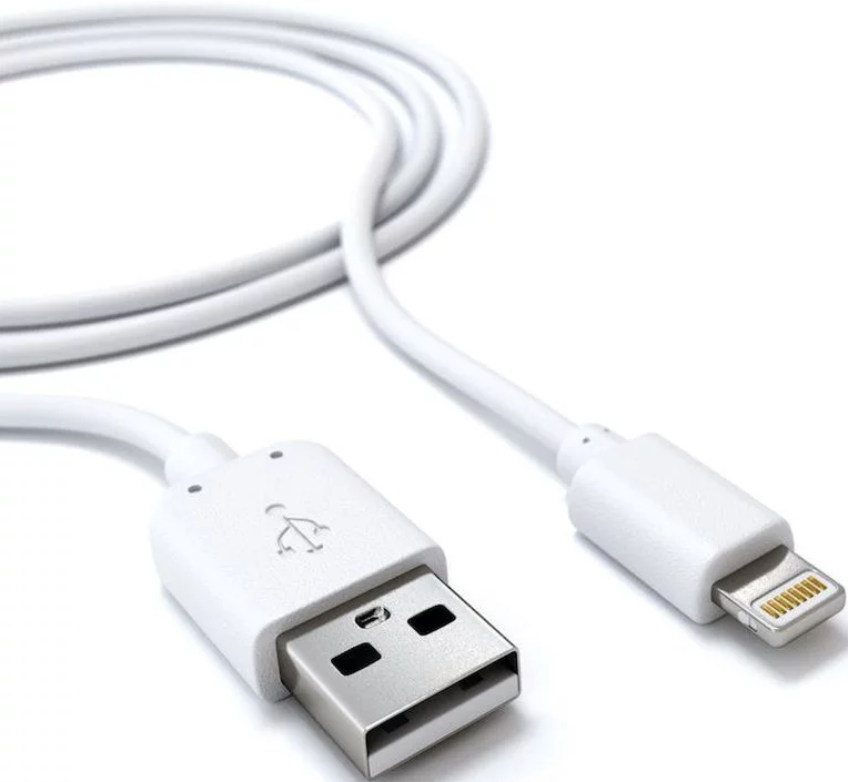 BoraSCO Сетевое зарядное устройство 2USB+кабель 8pin, 2.1A