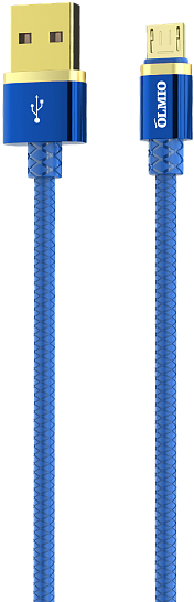 OLMIO Кабель DELUXE USB-microUSB, 2.1A