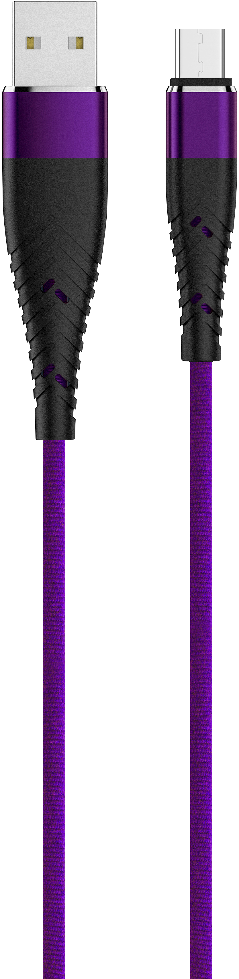 

Кабель Solid USB 2.0 - microUSB, 2.1A (violet)