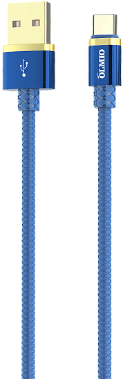 OLMIO Кабель DELUXE USB-USB Type-C, 2.1A