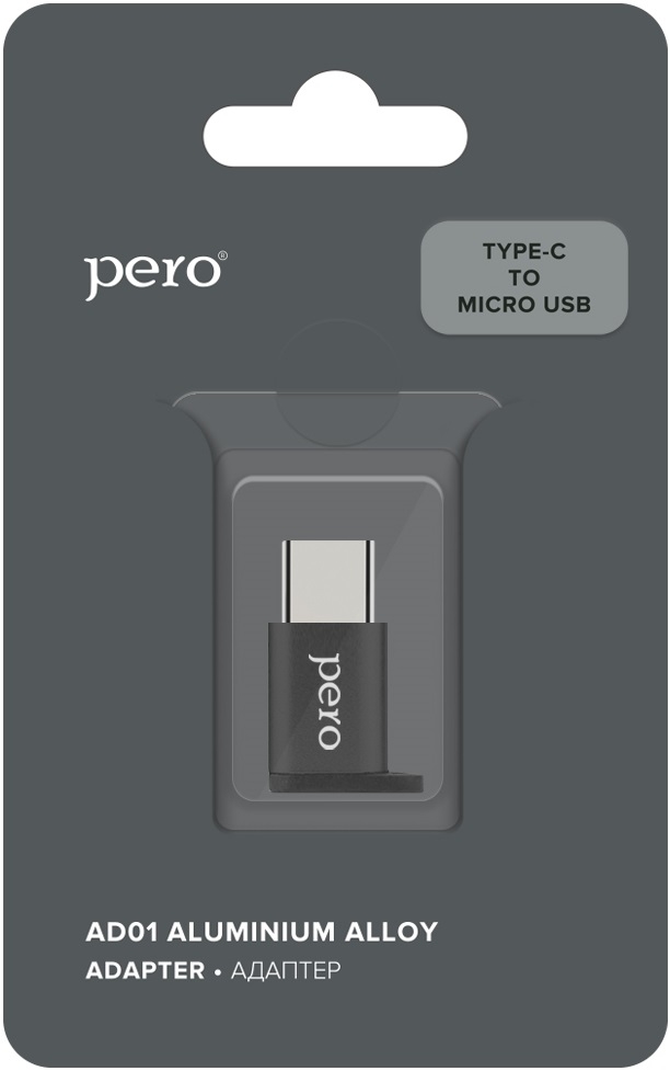 PERO Адаптер AD01 microUSB - USB Type-C