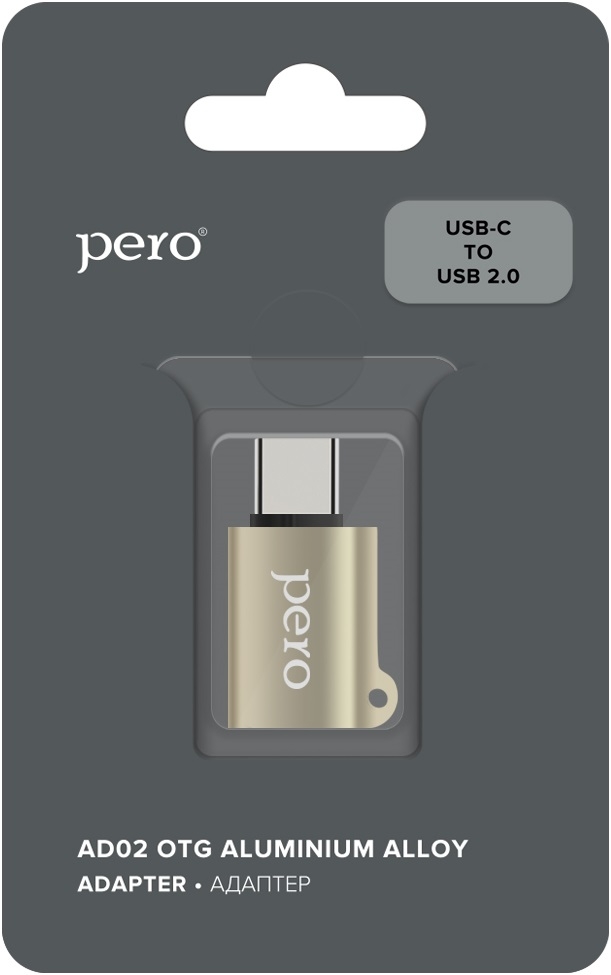 PERO Адаптер AD01 microUSB - USB Type-C