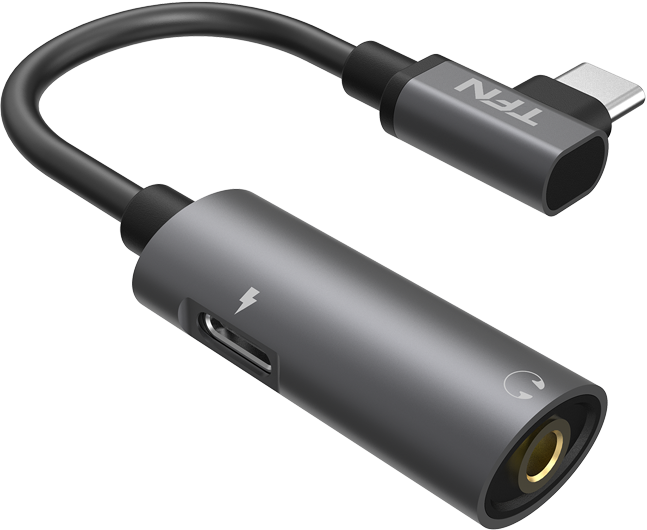 

Адаптер USB Type-C - AUX (3.5mm), 1,5А (gray)