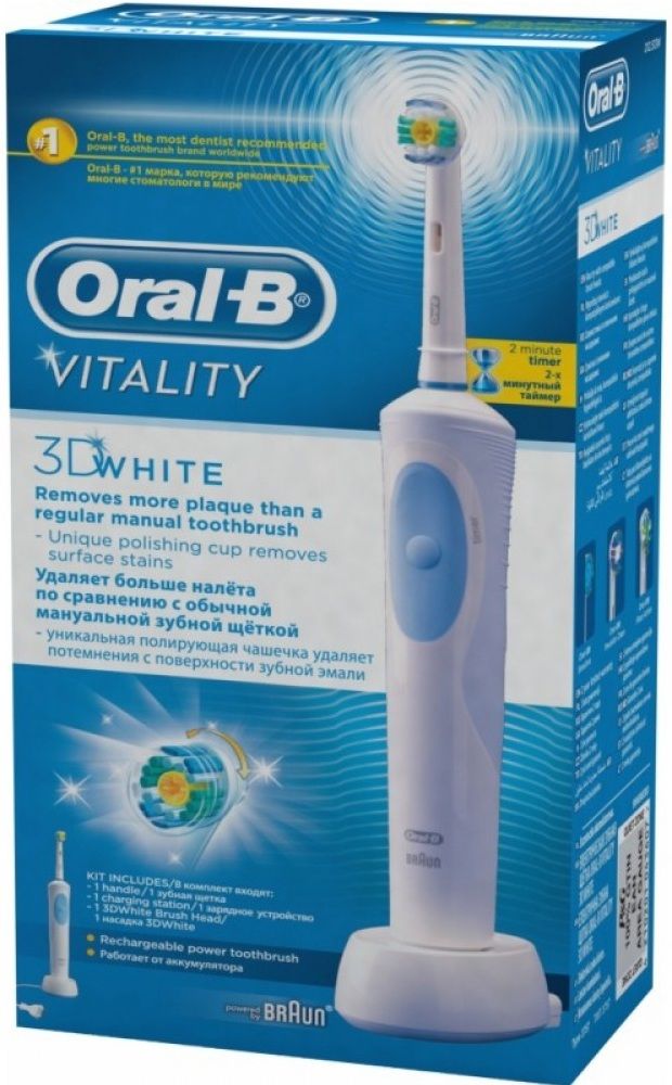 Braun Электрическая щетка Oral-B Vitality 3D White 