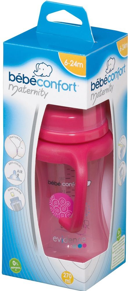 Bebe Confort Бутылочка для кормления с ручками, 270 мл