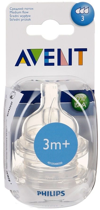 Philips Avent Соска с антивакуумной юбкой