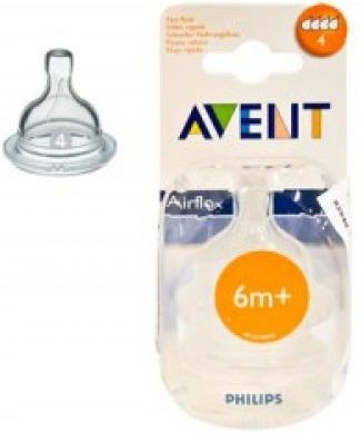 Philips Avent Соска с антивакуумной юбкой