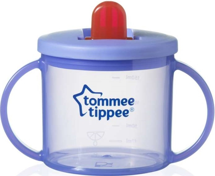 Tommee Tippee Поильник-непроливайка "First Free Flow", 190 мл