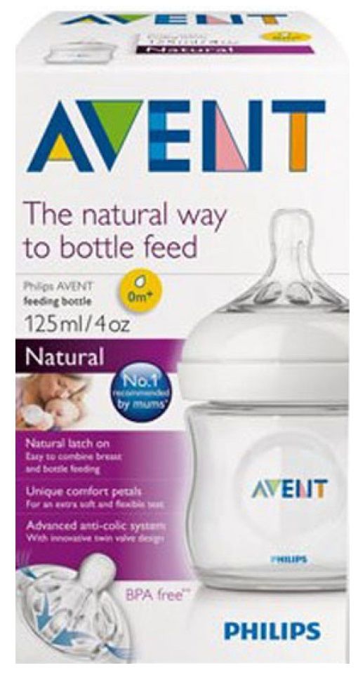 Philips Avent Бутылочка Natural 125 мл