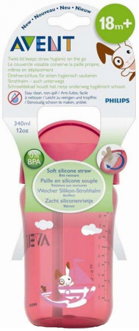 Philips Avent Поильник с трубочкой 340 мл