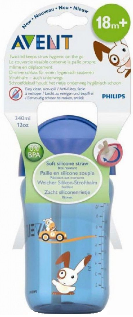 Philips Avent Поильник с трубочкой 340 мл