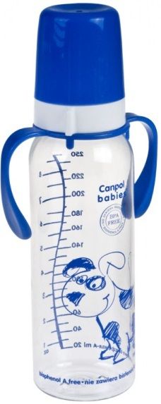 Canpol Babies Бутылочка тритановая с ручками 250 мл