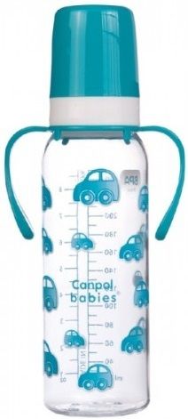 Canpol Babies Бутылочка тритановая с ручками 250 мл