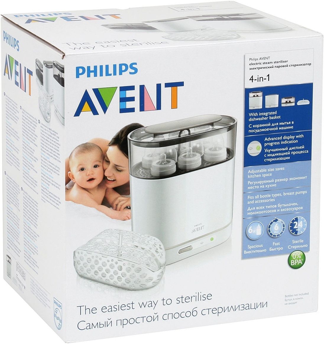 Philips Avent Электрический стерилизатор 4 в 1 SCF286/03