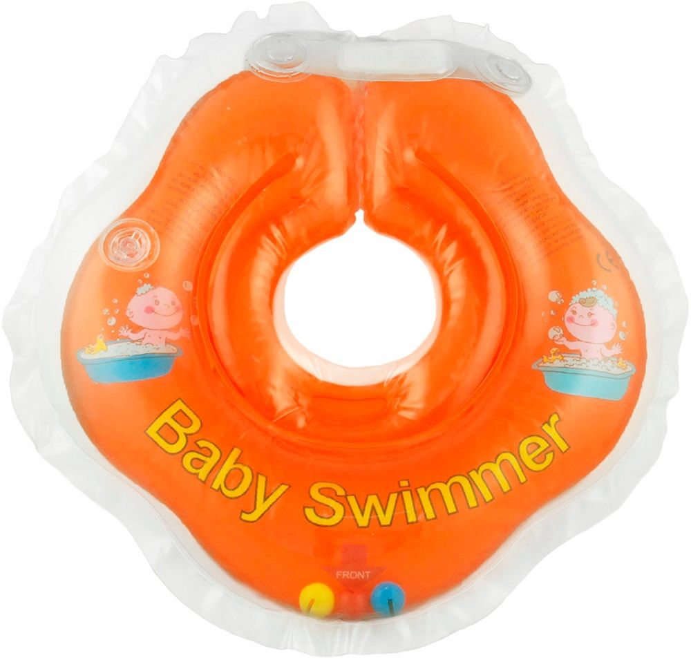 Baby Swimmer Круг на шею, с погремушкой