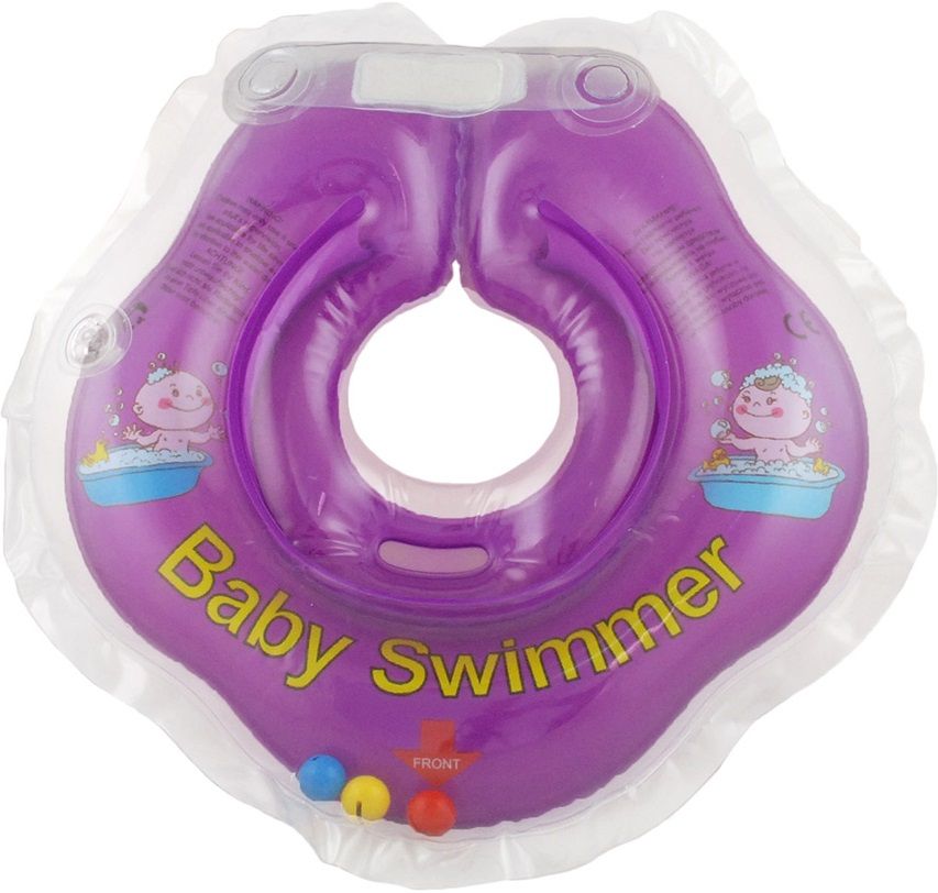 Baby Swimmer Круг на шею, с погремушкой