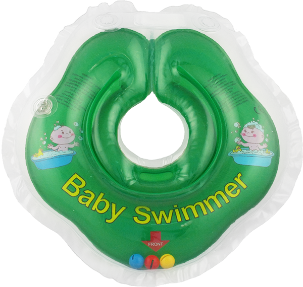 Baby Swimmer Круг на шею, с погремушкой