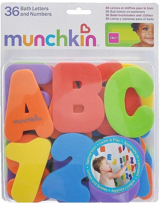 Munchkin Игрушка для ванной "Буквы и Цифры"