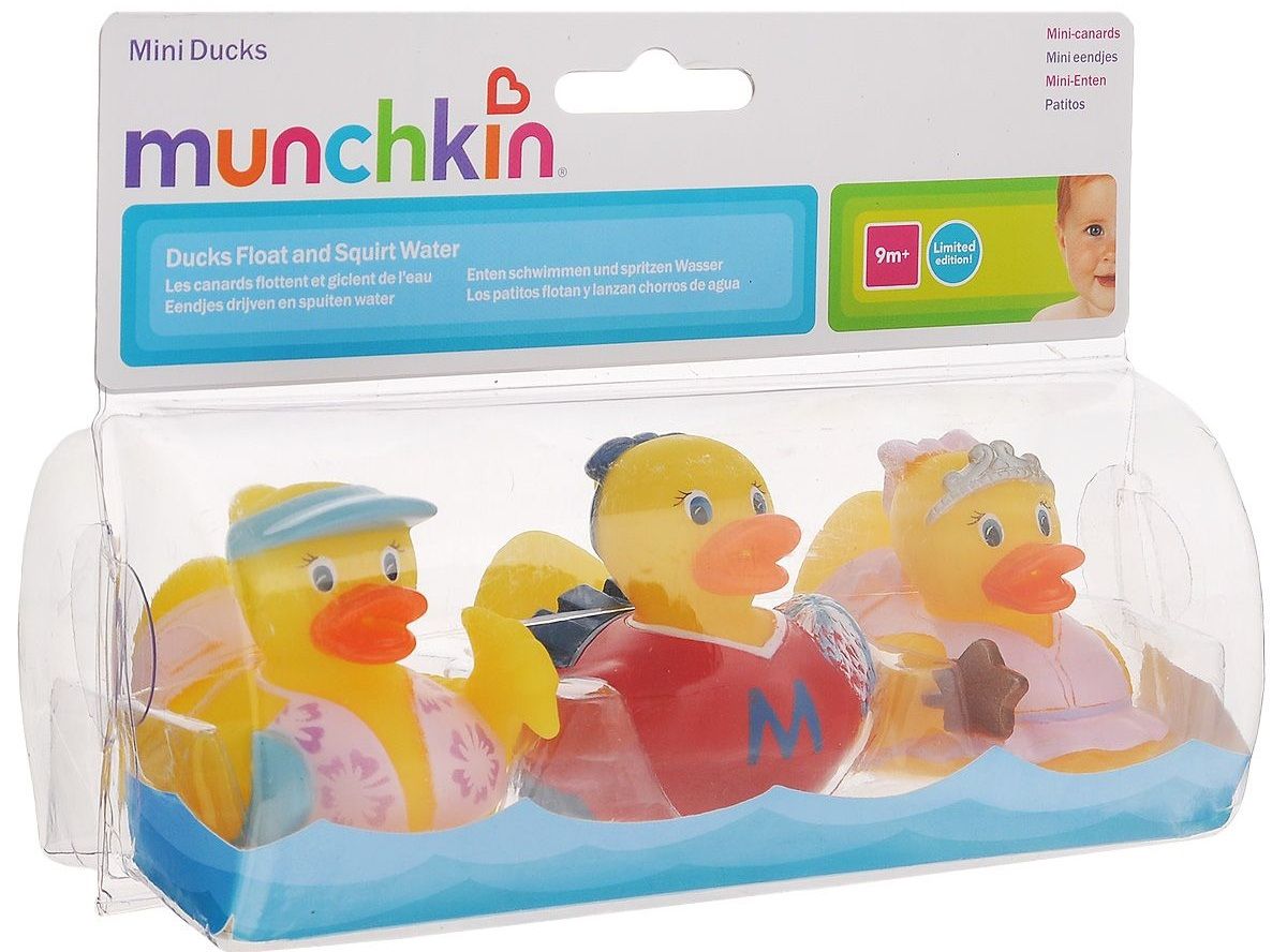 Munchkin Набор игрушек для ванны "Уточки"