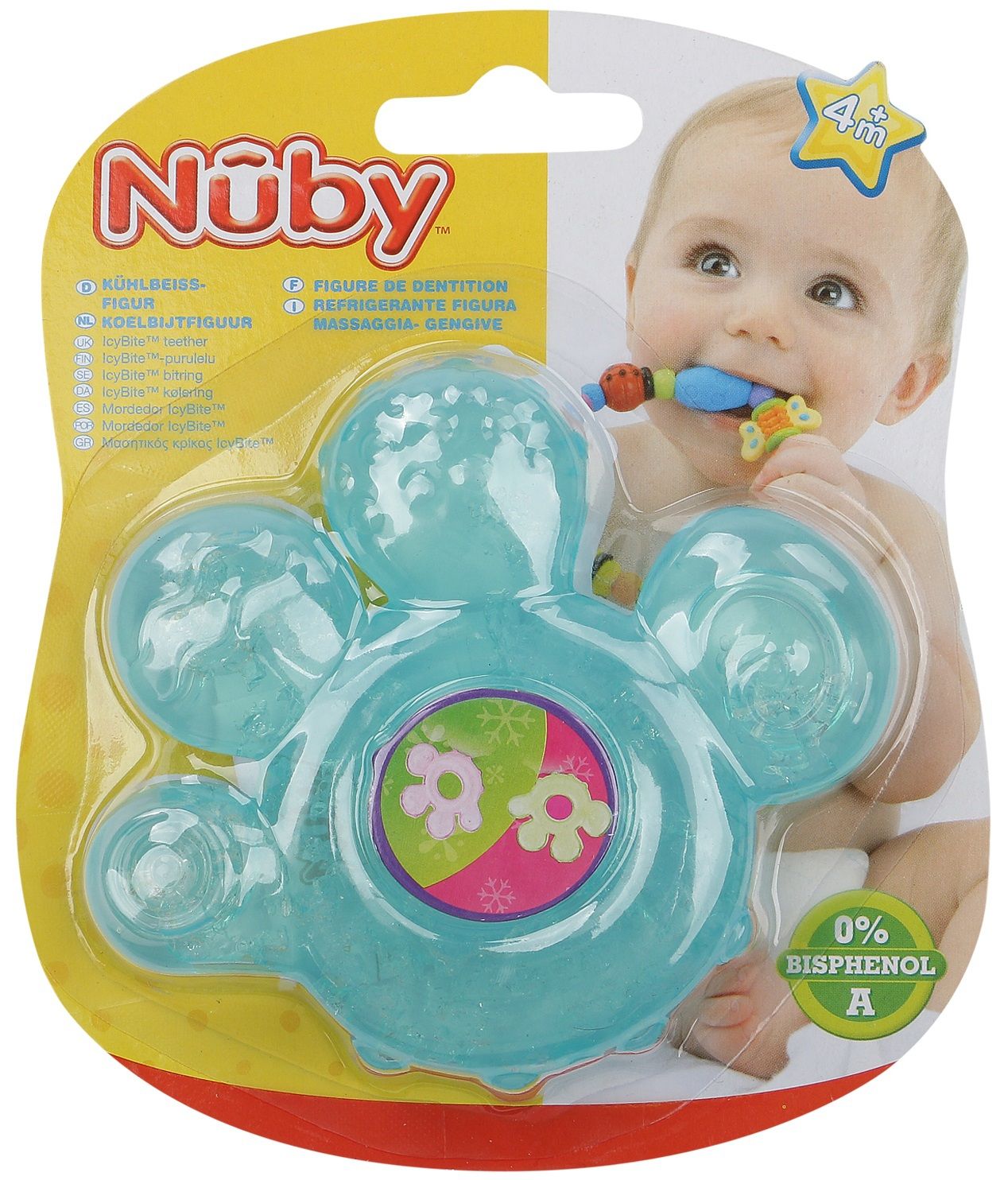 Nuby Прорезыватель "Ладошка"