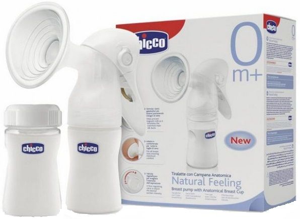 Chicco Молокоотсос ручной регулируемый (латекс)