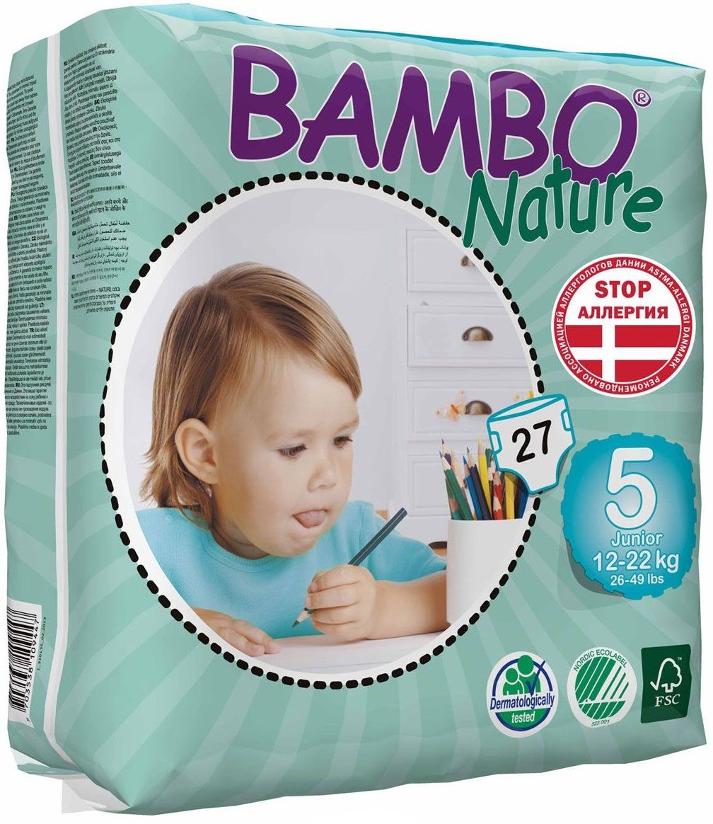 Bambo Nature Подгузники, Junior (12-22 кг)