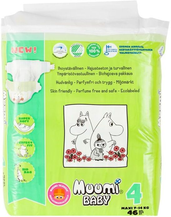 Muumi Подгузники, Baby Maxi (Бейби Макси) 7-14 кг