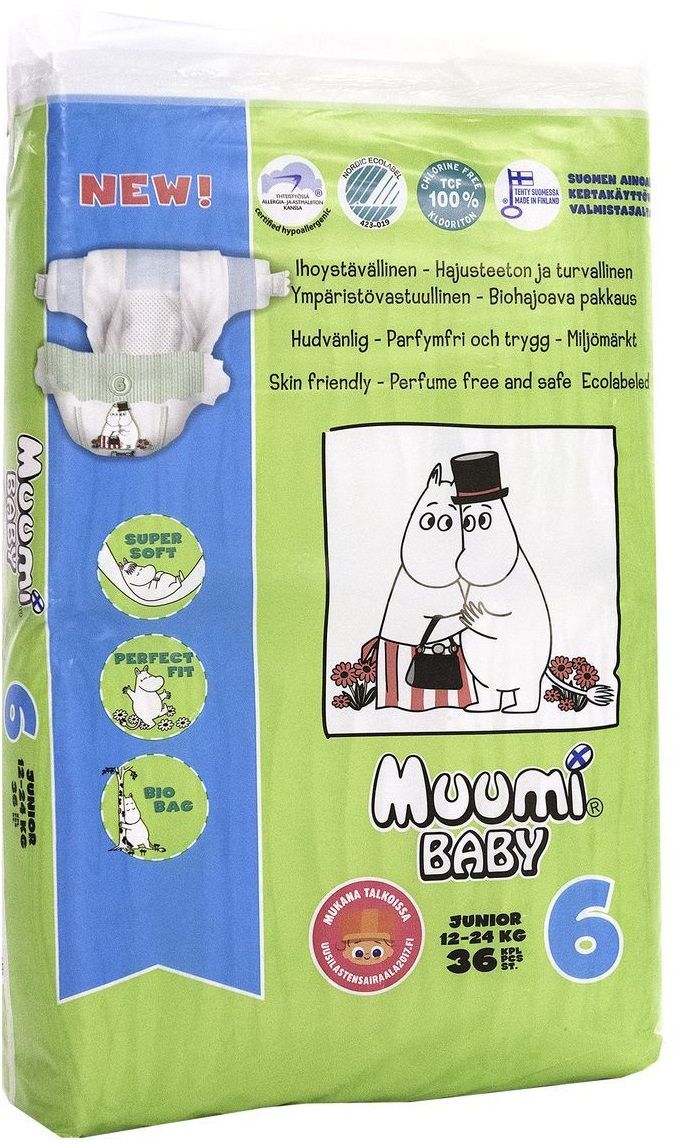 Muumi Подгузники, Baby Junior (Бейби Юниор) 12-24 кг