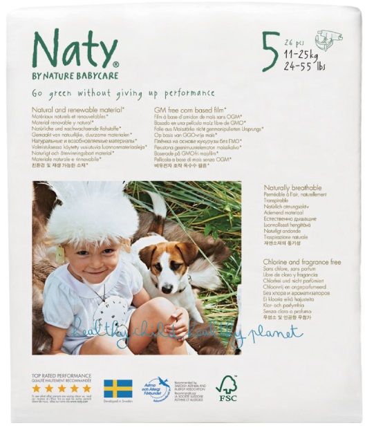 Naty Подгузники, размер 5 (11-25 кг)