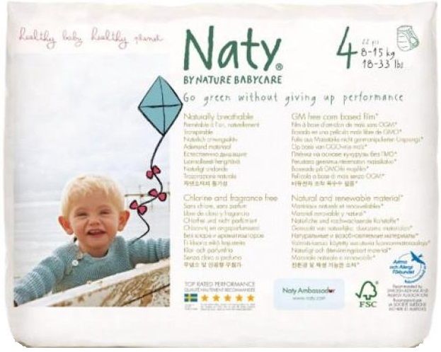 Naty Подгузники-трусики, размер 4 (8-15 кг)