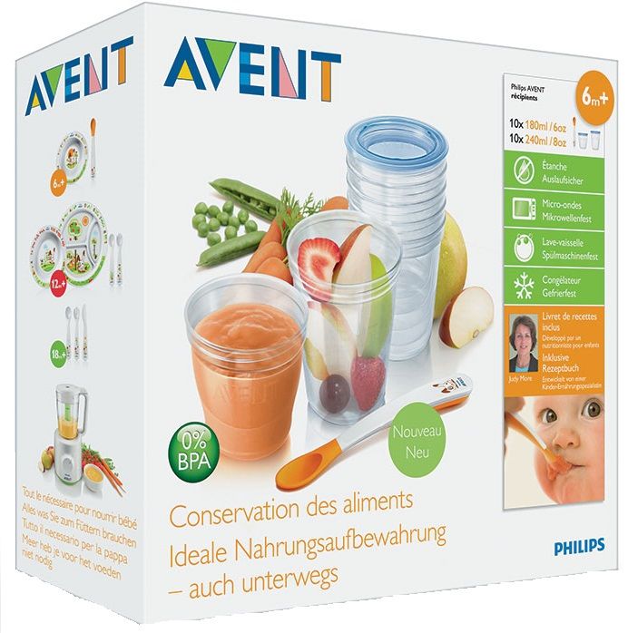 Philips Avent Набор контейнеров VIA "Гурман"