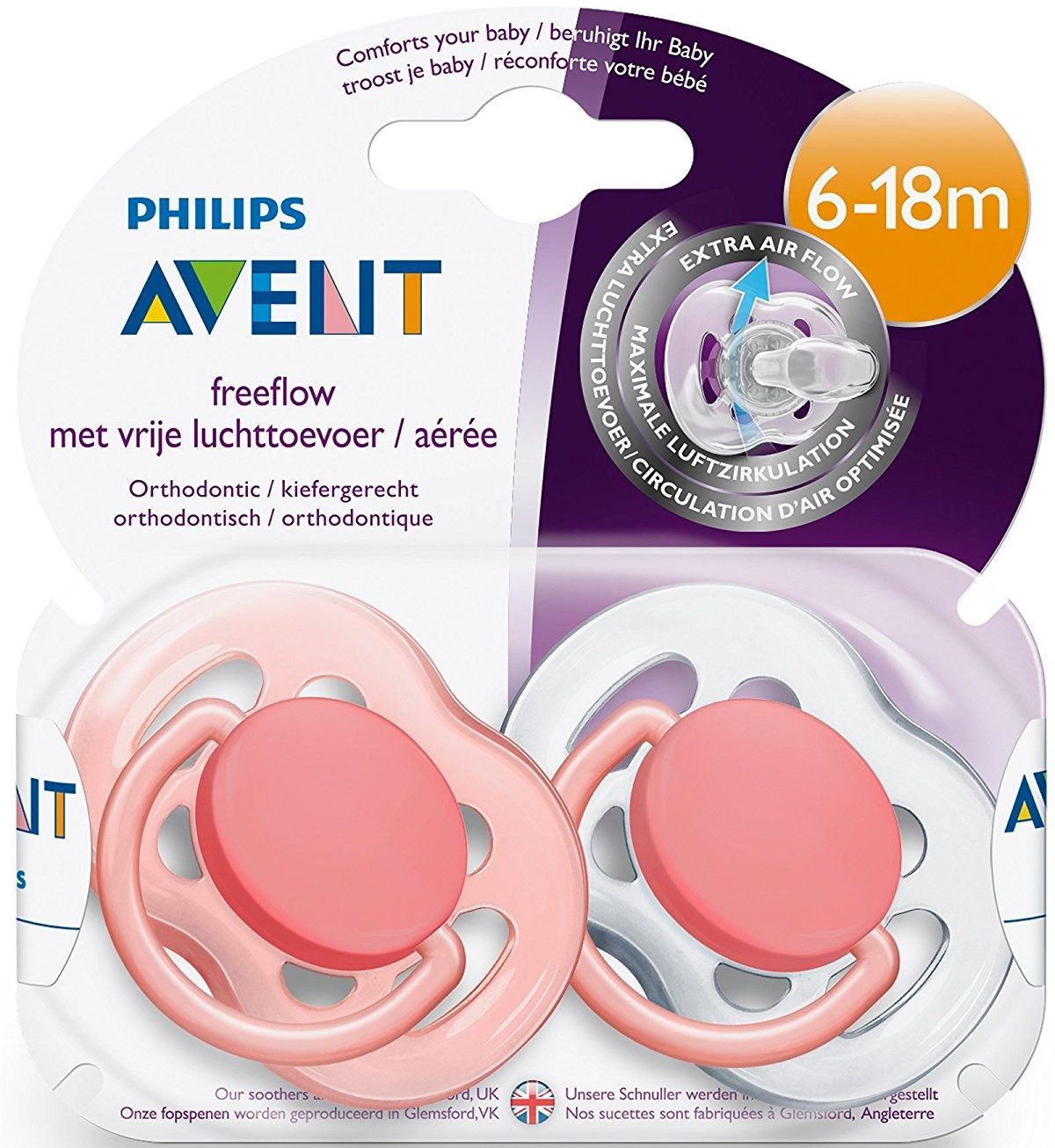 Philips Avent Пустышка Free Flow (6 - 18 мес.)