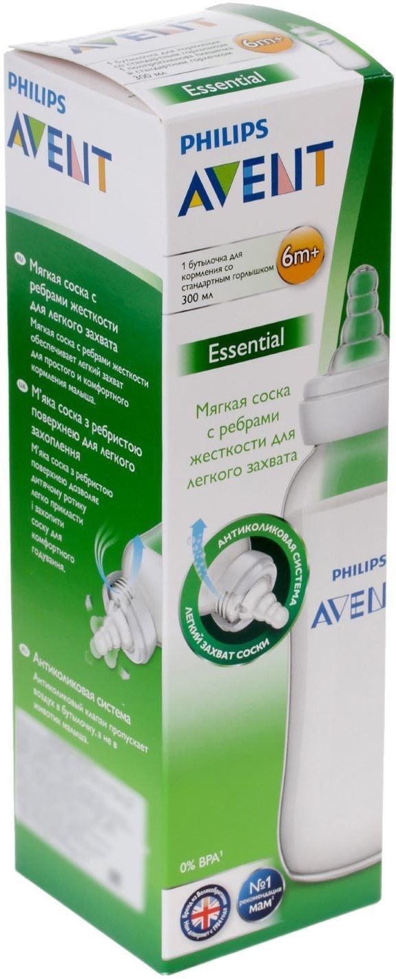 Philips Avent Бутылочка Essential, 300 мл.