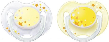Philips Avent Пустышка "Ночная" (0 - 6 мес.)