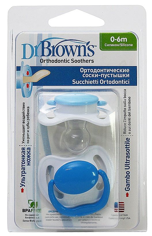 Dr.Brown's Пустышка ортодонтическая