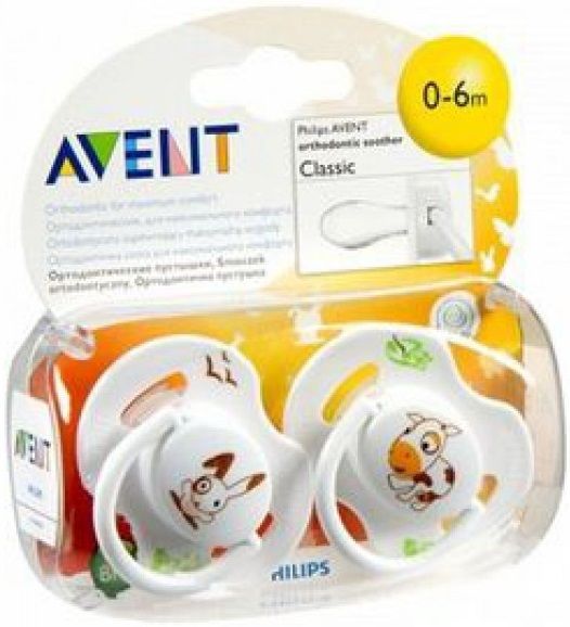 Philips Avent Пустышка "Домашние животные"