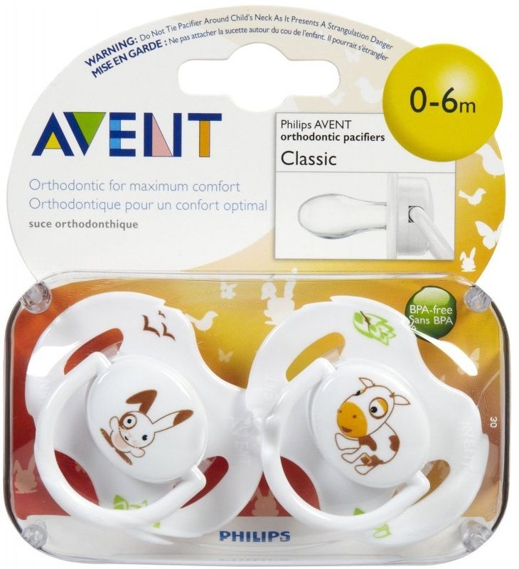 Philips Avent Пустышка "Домашние животные"