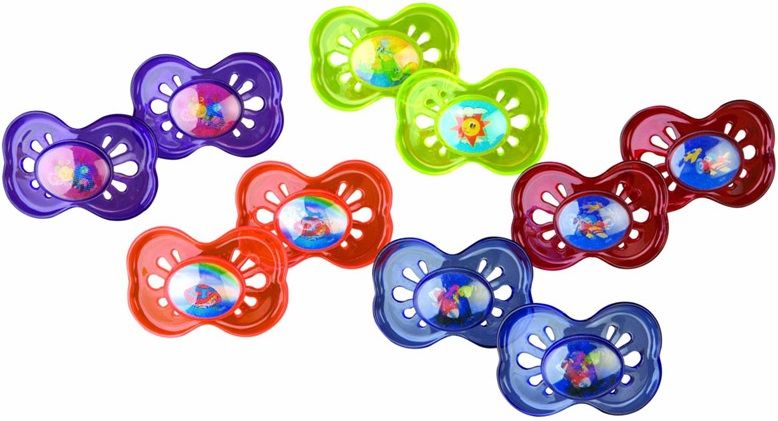 Nuby Пустышка голографическая