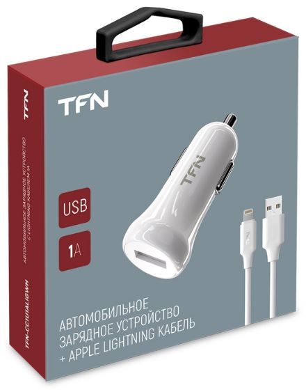 TFN Автомобильное зарядное устройство 8-pin, 1A