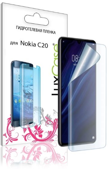 LuxCase Гидрогелевая пленка для Nokia C20, Матовая